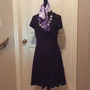 SANDRA DARREN EGGPLANT DRESS